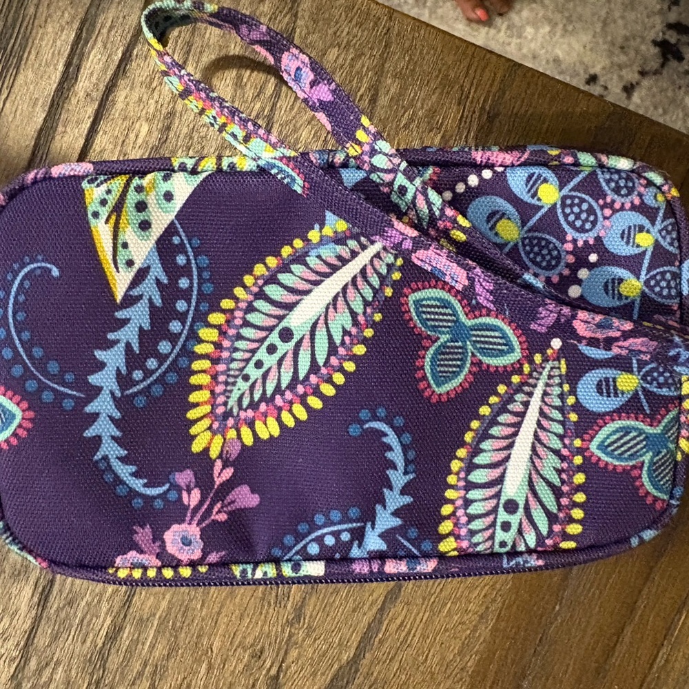 Vera Bradley Colorful Paisley Wristlet